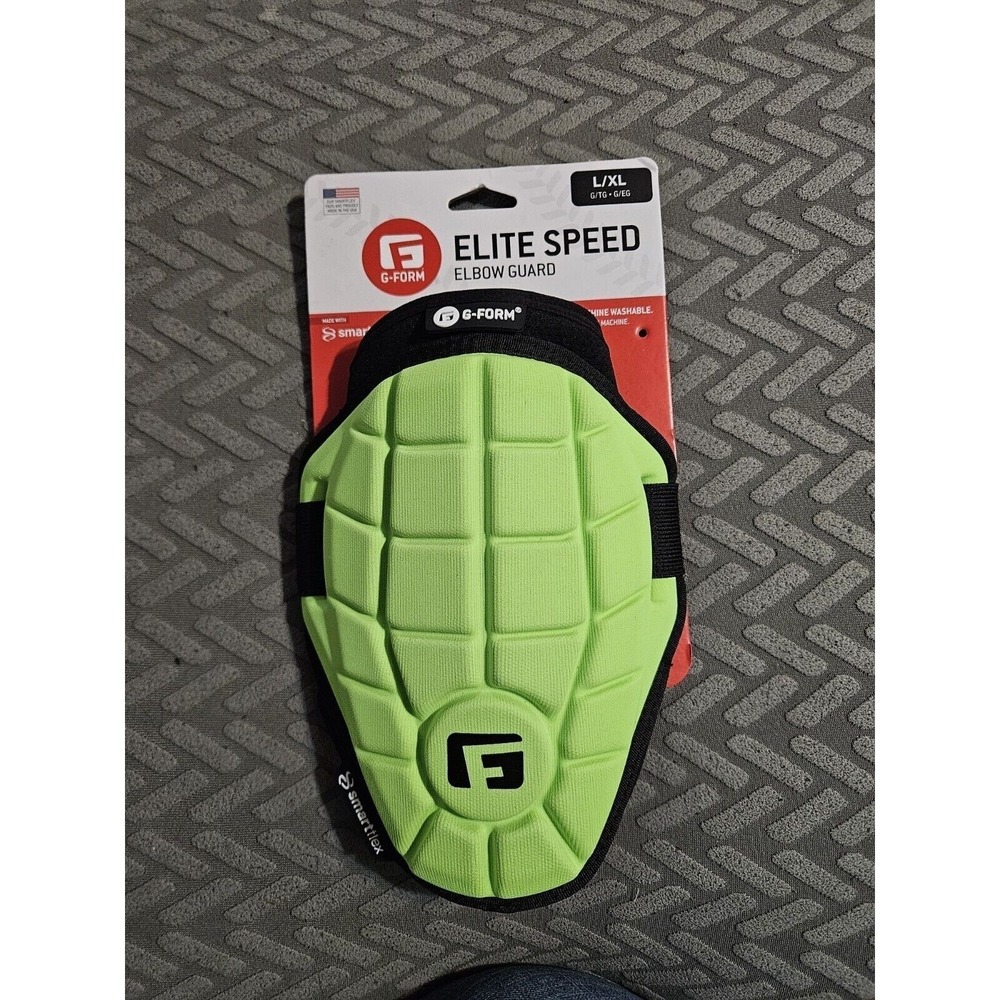NEW G-Form Elite Speed Baseball Limited‎ Edition Elbow Guard Green- Adult L/XL